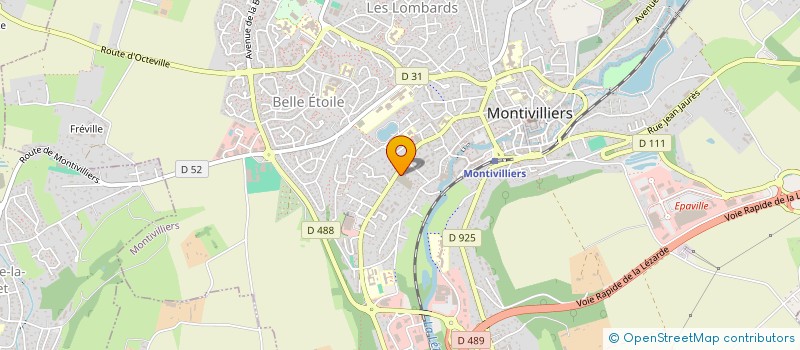 localisation de l'entreprise MADAME AUDREY LAVENU  MONTIVILLIERS