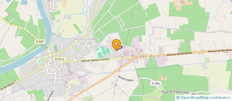 localisation de l'entreprise MADAME AUDREY LAVERNY  SAINTE-LIVRADE-SUR-LOT