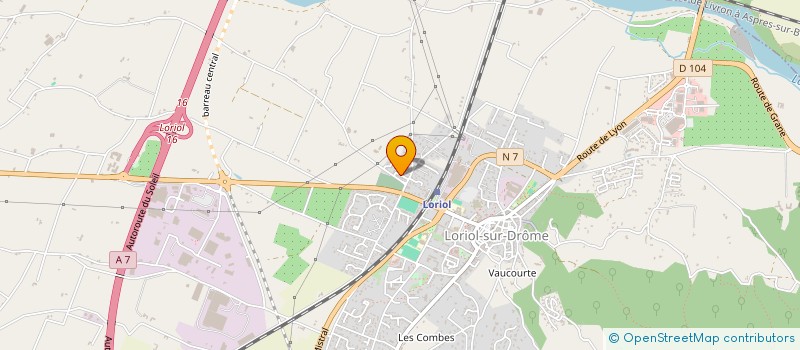 localisation de l'entreprise MADAME AUDREY LAZIER  LORIOL-SUR-DROME
