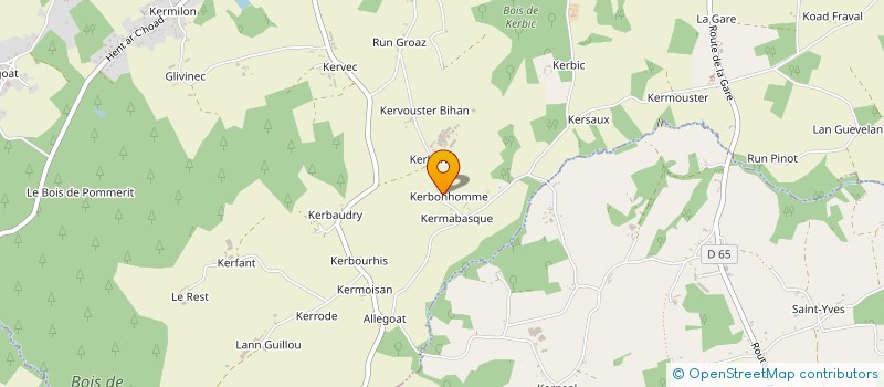 localisation de l'entreprise MADAME AUDREY LE BIHAN  PLOUISY