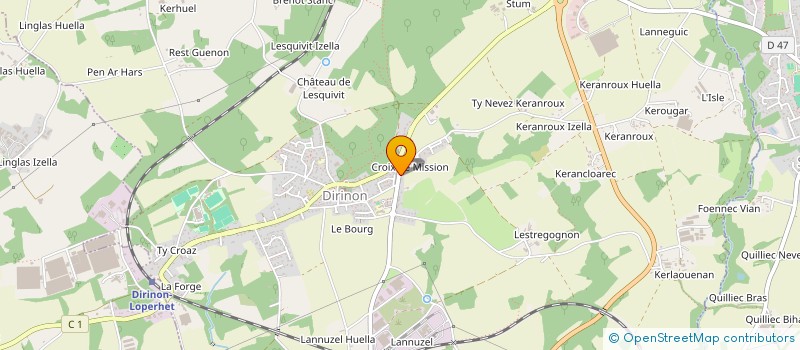 localisation de l'entreprise MADAME AUDREY LE BIHAN  PLOUGASTEL-DAOULAS