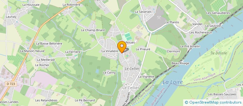 localisation de l'entreprise MADAME AUDREY LE DU  LE CELLIER