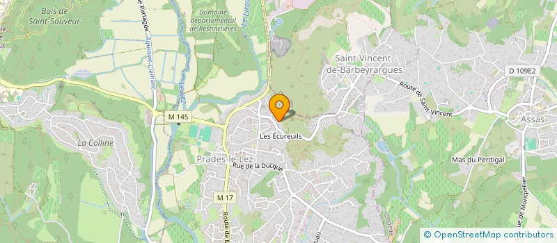 localisation de l'entreprise MADAME AUDREY LE GUERN  PRADES-LE-LEZ