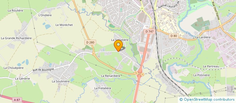 localisation de l'entreprise MADAME AUDREY LE HENRY  AUBIGNY-LES CLOUZEAUX