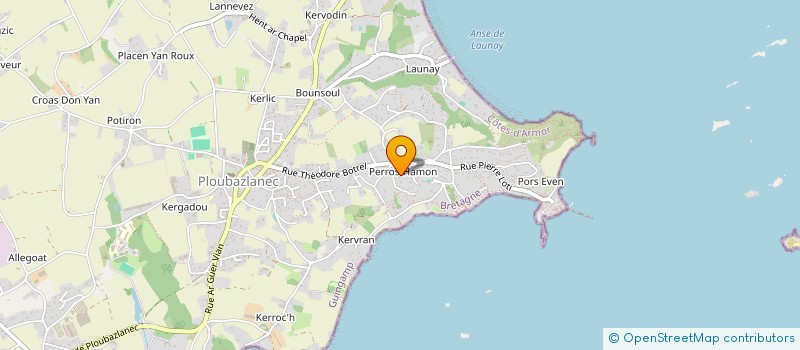 localisation de l'entreprise MADAME AUDREY LE QUEMENT  PLOUBAZLANEC