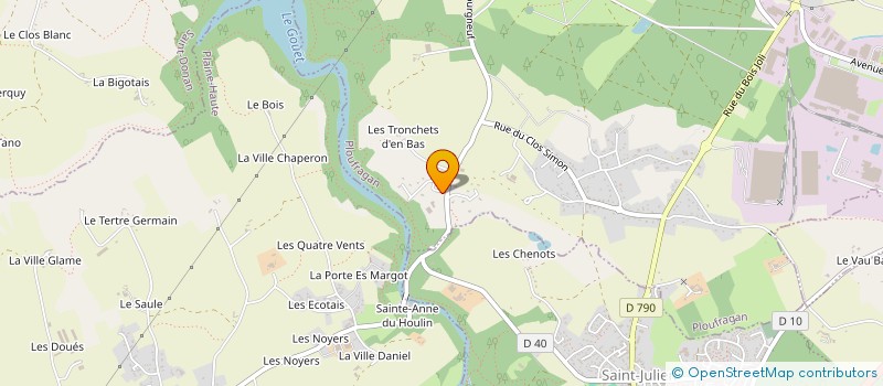 localisation de l'entreprise MADAME AUDREY LE ROUX  PLOUFRAGAN