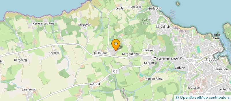 localisation de l'entreprise MADAME AUDREY LE STER  POULLAN-SUR-MER