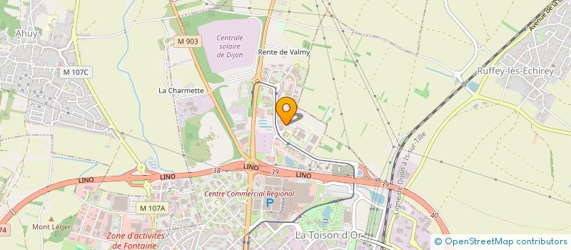 localisation de l'entreprise MADAME AUDREY LE TESSIER à DIJON