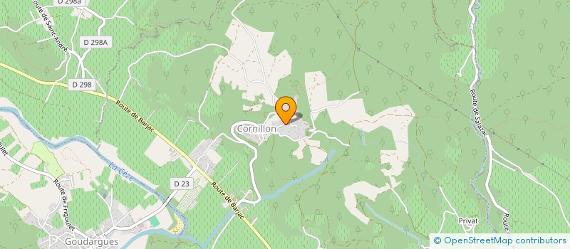 localisation de l'entreprise MADAME AUDREY LEA CABANA  CORNILLON