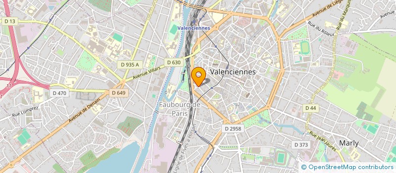 localisation de l'entreprise MADAME AUDREY LEBOEUF à VALENCIENNES
