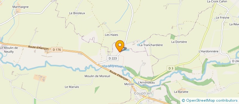 localisation de l'entreprise MADAME AUDREY LEBOUTEILLER  NEUILLY-LE-VENDIN