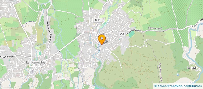 localisation de l'entreprise MADAME AUDREY LEBRETON  SOREDE