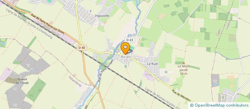 localisation de l'entreprise MADAME AUDREY LECHAUVE  VALAMBRAY