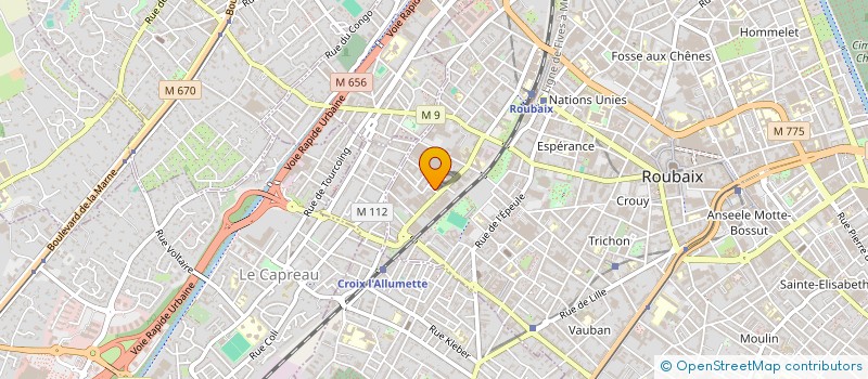 localisation de l'entreprise MADAME AUDREY LECLERCQ à ROUBAIX
