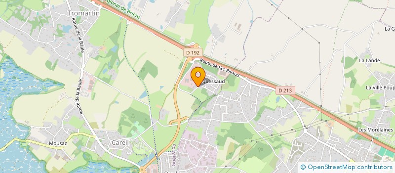 localisation de l'entreprise MADAME AUDREY LECOMMANDEUR  GUERANDE