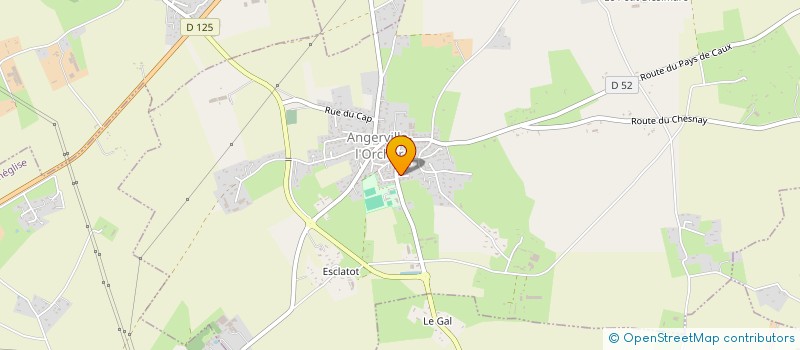 localisation de l'entreprise MADAME AUDREY LECOURT  ANGERVILLE-L'ORCHER