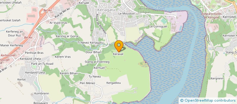 localisation de l'entreprise MADAME AUDREY LECOUSTRE  PLOMELIN