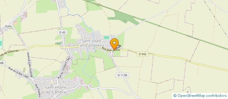 localisation de l'entreprise MADAME AUDREY LECUYER  SAINT-VAAST-EN-CAMBRESIS