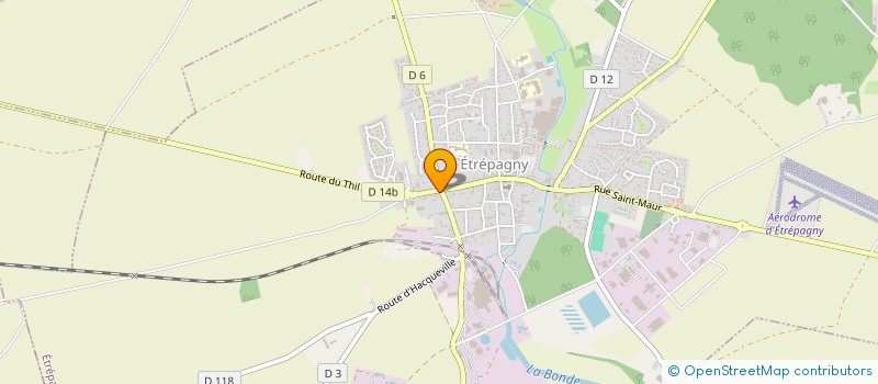 localisation de l'entreprise MADAME AUDREY LECUYER  SAUSSAY-LA-CAMPAGNE