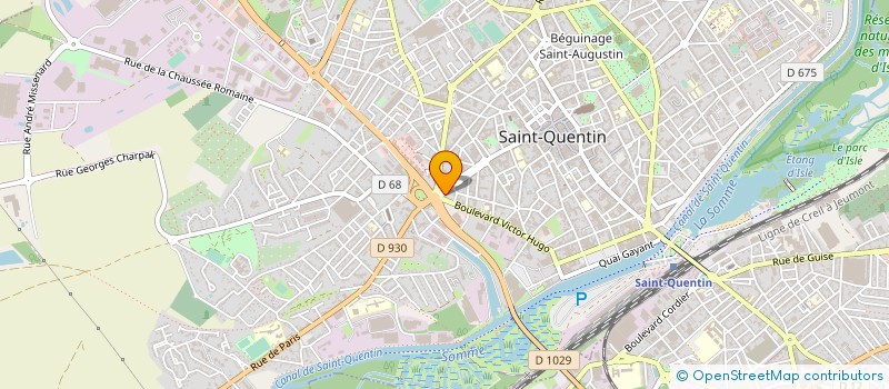 localisation de l'entreprise MADAME AUDREY LEDUCE à SAINT-QUENTIN