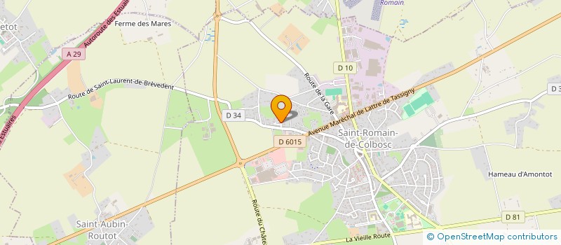 localisation de l'entreprise MADAME AUDREY LEFEBVRE  SAINT-ROMAIN-DE-COLBOSC