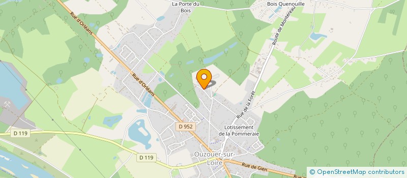 localisation de l'entreprise MADAME AUDREY LEFEVRE-ANCEL  OUZOUER-SUR-LOIRE