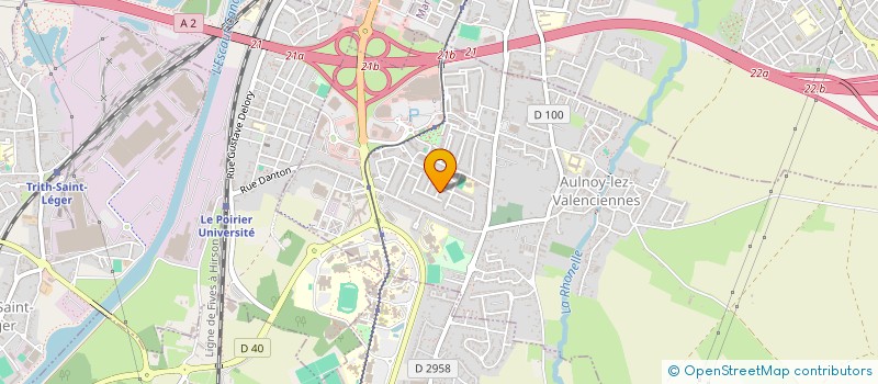 localisation de l'entreprise MADAME AUDREY LEFORT  AULNOY-LEZ-VALENCIENNES