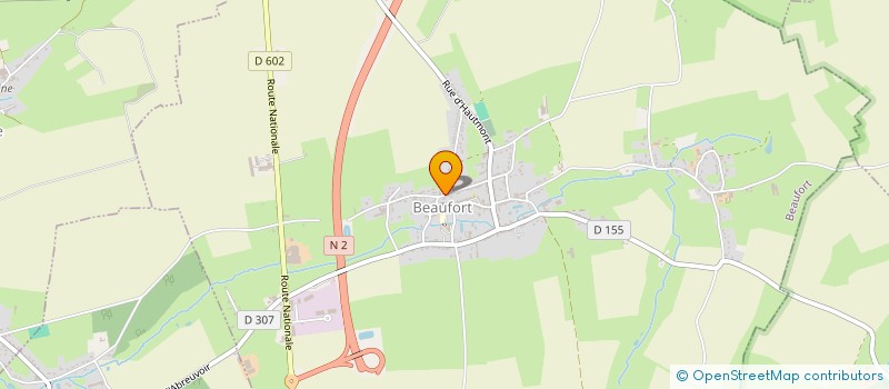 localisation de l'entreprise MADAME AUDREY LEGRAND  BEAUFORT