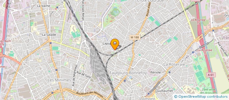 localisation de l'entreprise MADAME AUDREY LEMBEZAT à TOULOUSE