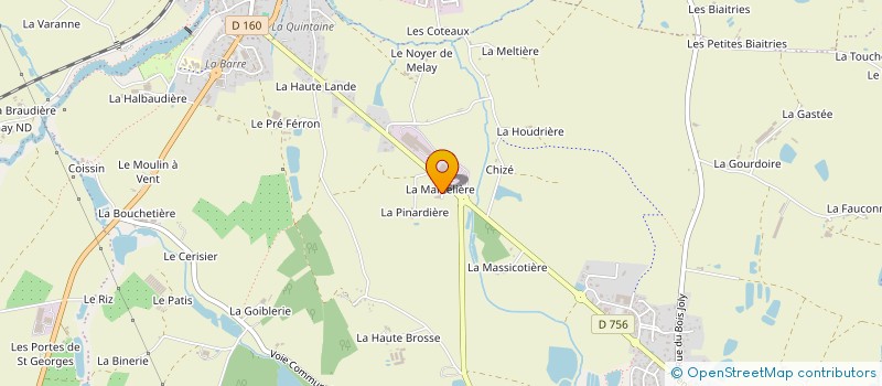 localisation de l'entreprise MADAME AUDREY LEMEUNIER  CHEMILLE-EN-ANJOU