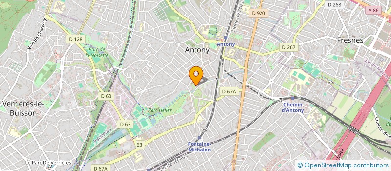 localisation de l'entreprise MADAME AUDREY LEMOISSON à ANTONY