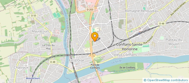 localisation de l'entreprise MADAME AUDREY LEPICOUCHE  CONFLANS-SAINTE-HONORINE