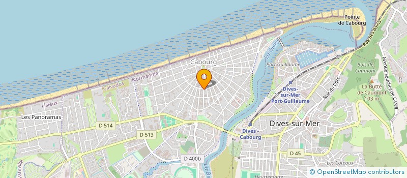 localisation de l'entreprise MADAME AUDREY LERIQUIER  CABOURG