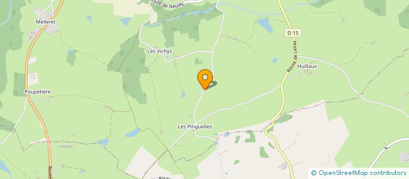 localisation de l'entreprise MADAME AUDREY LEROUX  LE DONJON