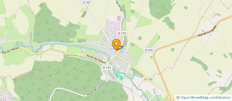 localisation de l'entreprise MADAME AUDREY LEROUX  SONGEONS