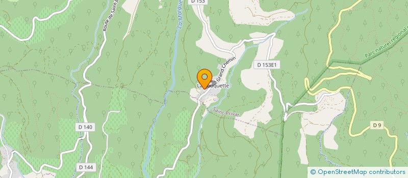 localisation de l'entreprise MADAME AUDREY LHERITIER  SAINT-PRIVAT