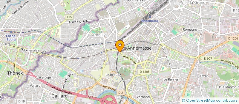 localisation de l'entreprise MADAME AUDREY LIECHTI MBIAVOVA TONI  ANNEMASSE