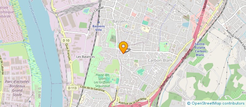 localisation de l'entreprise MADAME AUDREY LIEVIN  CARBON-BLANC