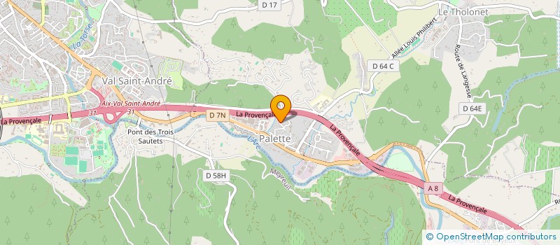 localisation de l'entreprise MADAME AUDREY LIOTARD  LE THOLONET