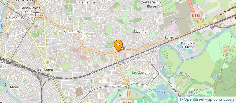 localisation de l'entreprise MADAME AUDREY LISSAC  LE MANS