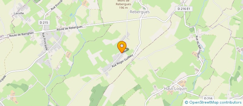 localisation de l'entreprise MADAME AUDREY LOEUILLIEUX  REBERGUES