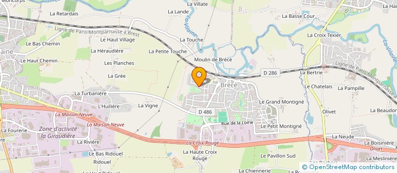 localisation de l'entreprise MADAME AUDREY LOLICART  BRECE