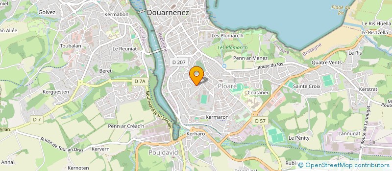 localisation de l'entreprise MADAME AUDREY LOSQUE à DOUARNENEZ