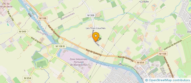 localisation de l'entreprise MADAME AUDREY LOUASSE  WAMBRECHIES