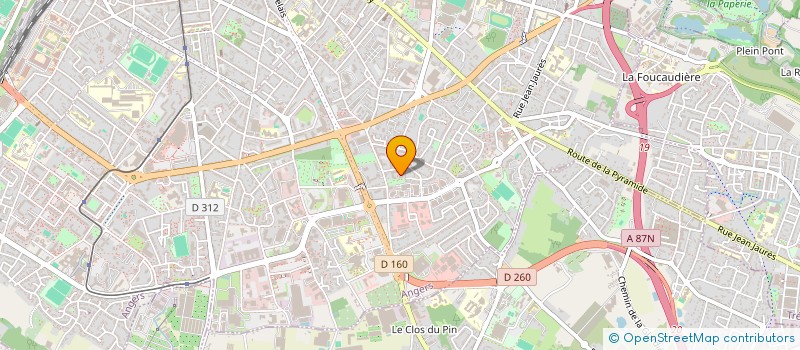 localisation de l'entreprise MADAME AUDREY LOUBASSOU LOUTAYA  ANGERS