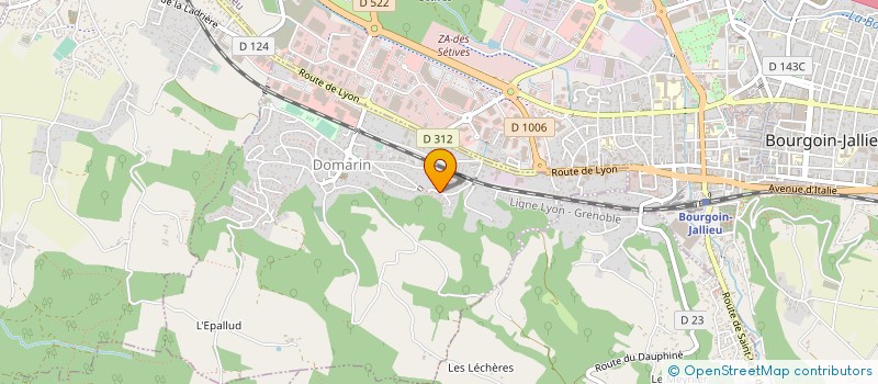 localisation de l'entreprise MADAME AUDREY LOUVEL  DOMARIN