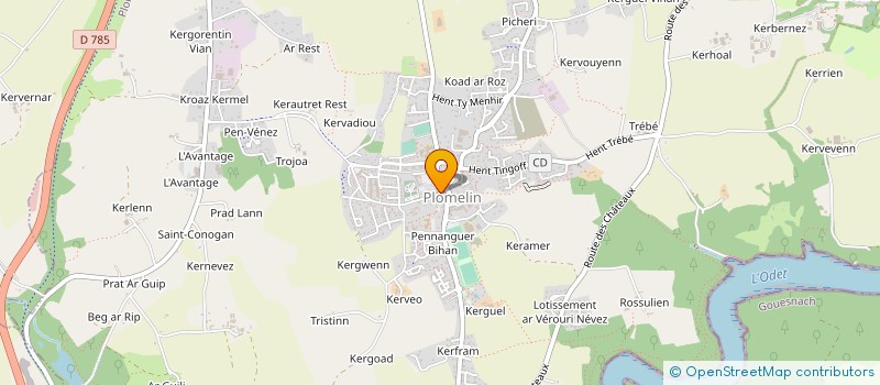 localisation de l'entreprise MADAME AUDREY LUCAS  PLOMELIN