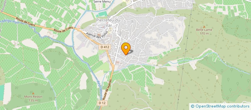 localisation de l'entreprise MADAME AUDREY LUCAS  PIERREFEU-DU-VAR