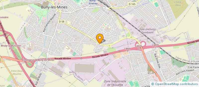 localisation de l'entreprise MADAME AUDREY LUCAS  BULLY-LES-MINES