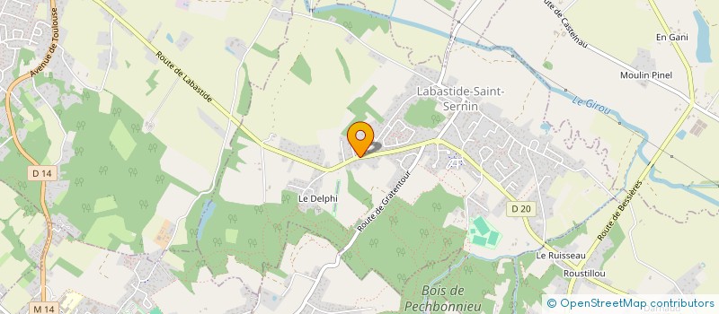 localisation de l'entreprise MADAME AUDREY LUCIDO  LABASTIDE-SAINT-SERNIN